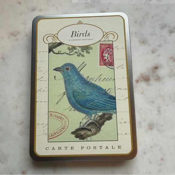 CAVALLINI & CO. BIRDS CARTE POSTALE POSTCARD SET - Picture 2 of 5